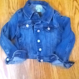 Old nave jean jacket